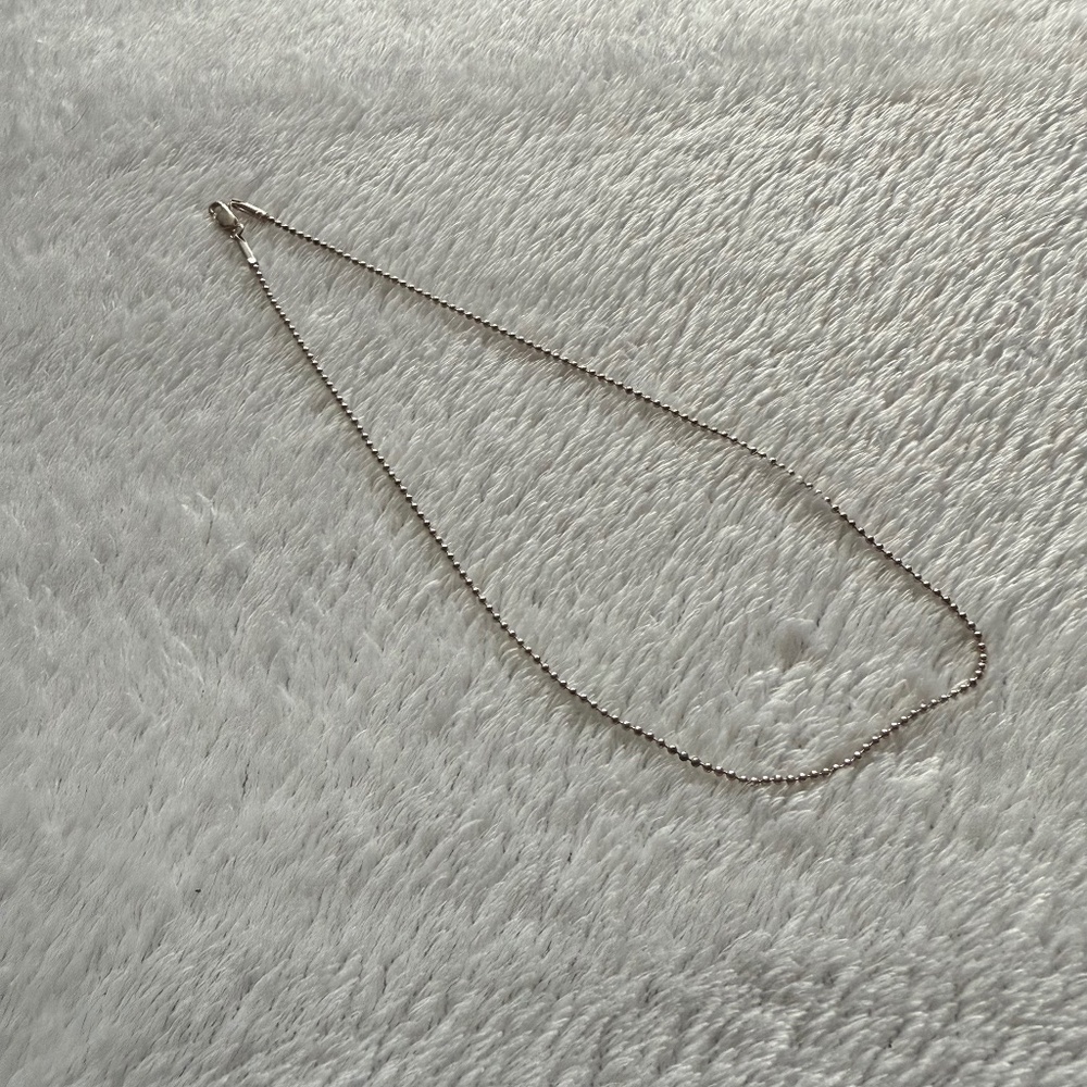 Milor Sterling Bead Chain Neclace